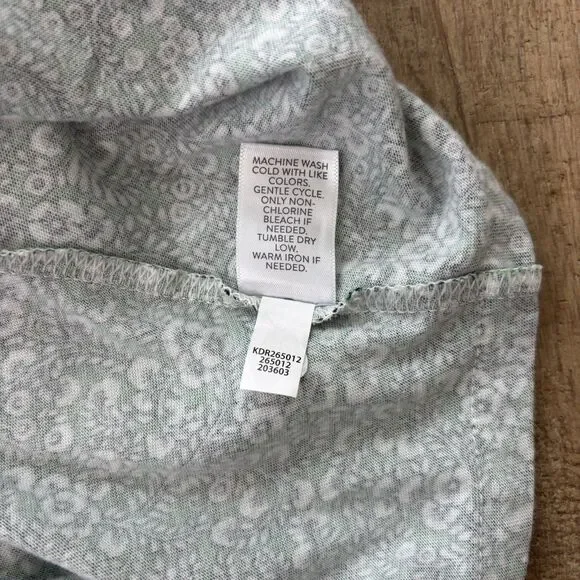 J Jill Tiered Midi Green Floral Dress Size M Petite Spring Boho Cottage Prairie - Picture 9 of 13